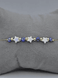 Pulsera Dama Con Varios Ojos Turcos y Estrellas Azul - Miniatura 3