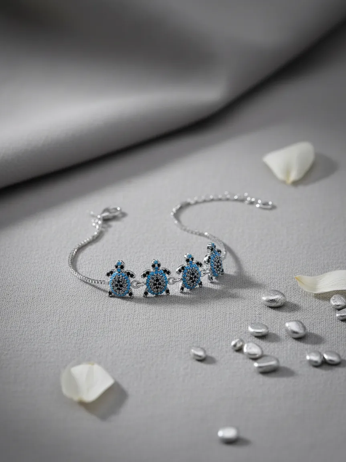 Pulsera De Diseño De Tortugas Con Circones  1