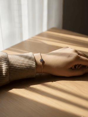 Pulsera Con Circones En Forma De Ojo Turco Coral