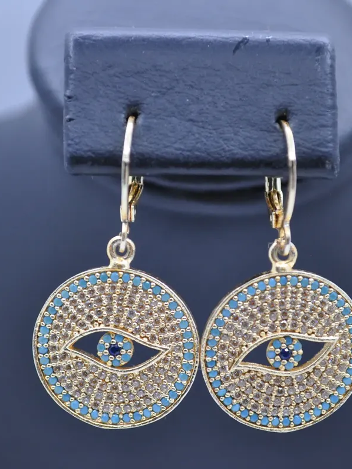 Aretes De Ojo Turco Con Circones  2