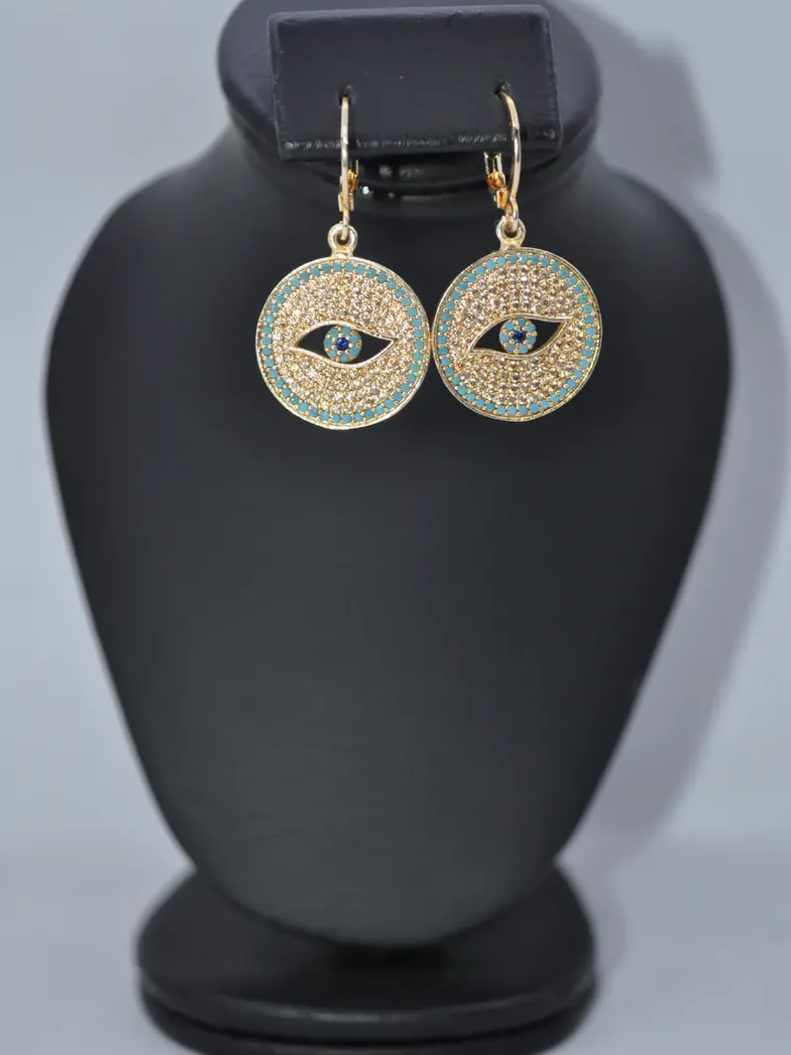 Aretes De Ojo Turco Con Circones  3