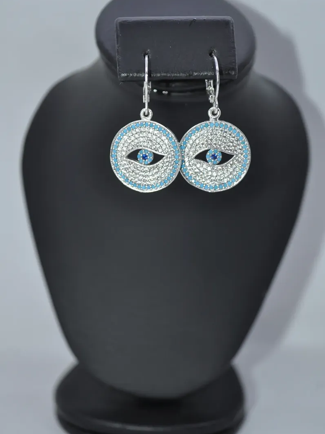 Aretes De Ojo Turco Con Circones  7
