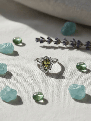 Anillo De Plata Ley 925 Con Piedra Turca Sultanita