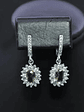 Aretes Ovalados Sultanita Y Circón En Plata De Ley 925  - Miniatura 2