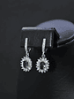 Aretes Ovalados Sultanita Y Circón En Plata De Ley 925  - Miniatura 3