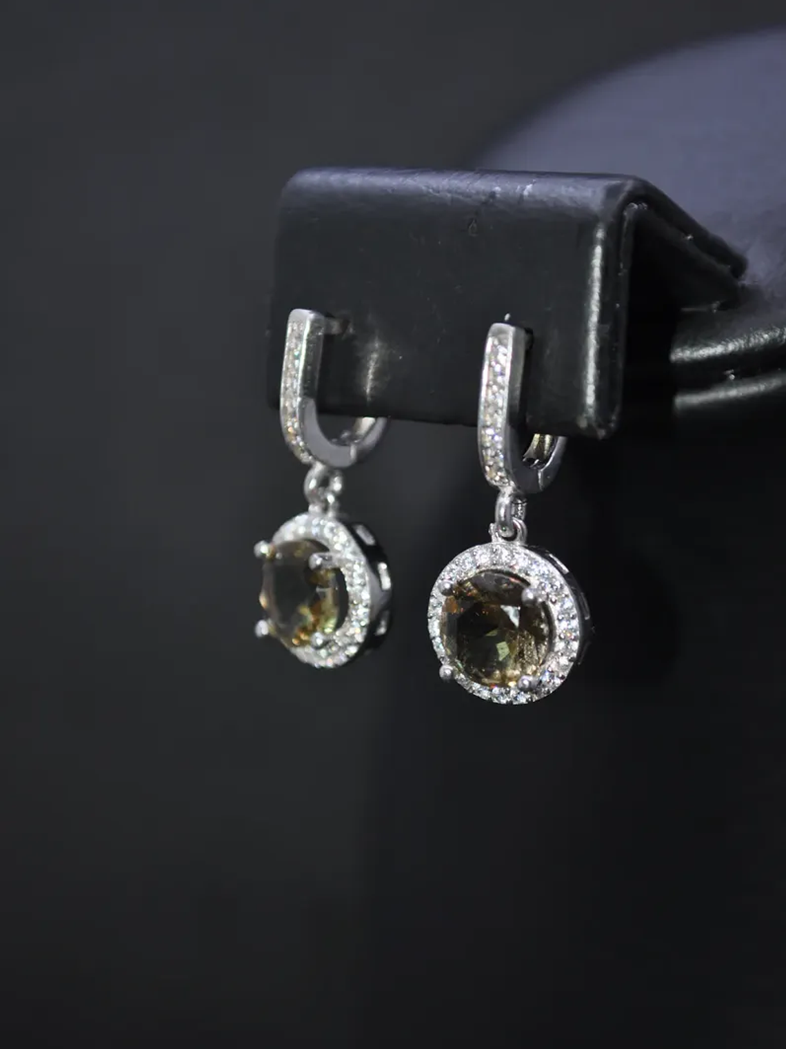 Aretes En Plata Redondos Con Sultanita 3