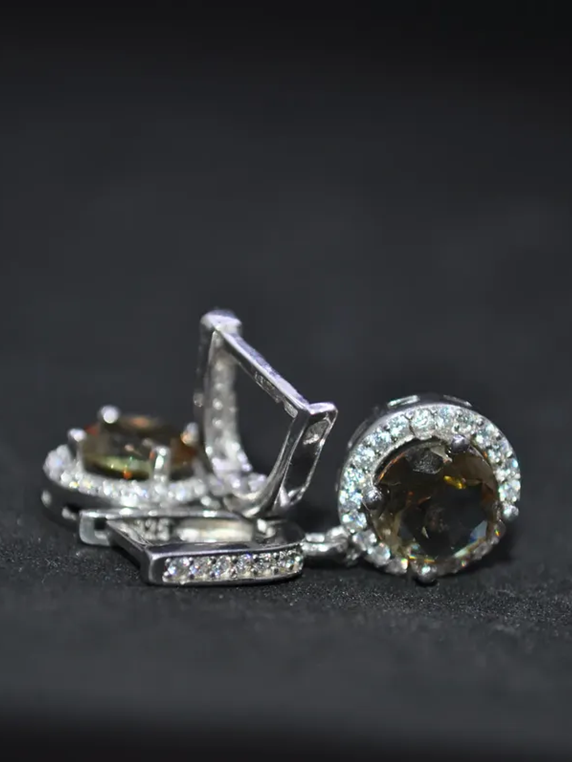 Aretes En Plata Redondos Con Sultanita 4