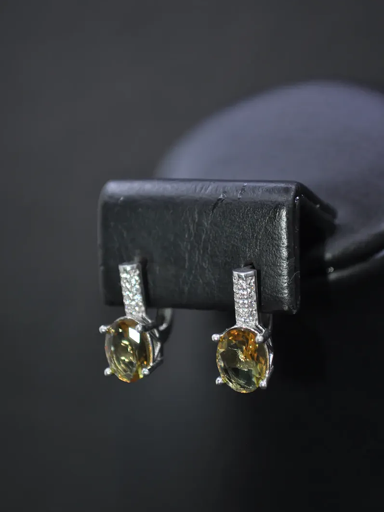 Aretes Ovalados con Circones y Sultanita 3