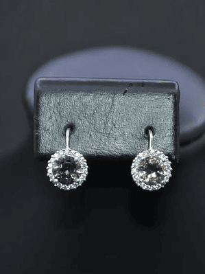 Aretes Redondos Con Circones Alrededor Sultanita