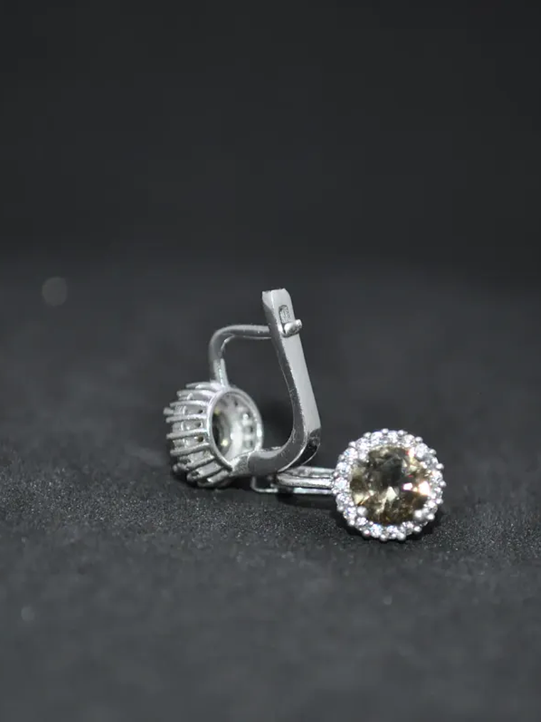 Aretes Redondos Con Circones Alrededor Sultanita 4