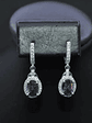 Aretes Plata En Plata Topacio Místico Elegantes - Miniatura 2