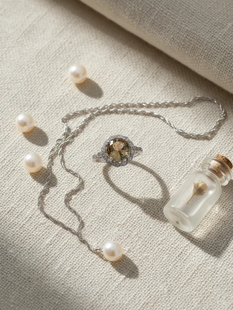 Anillo De Circulo Grande Con Piedra Sultanita Y Circones 1