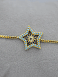 Pulsera Delicada Con Forma De Estrella Y Ojo Ajustable - Miniatura 3