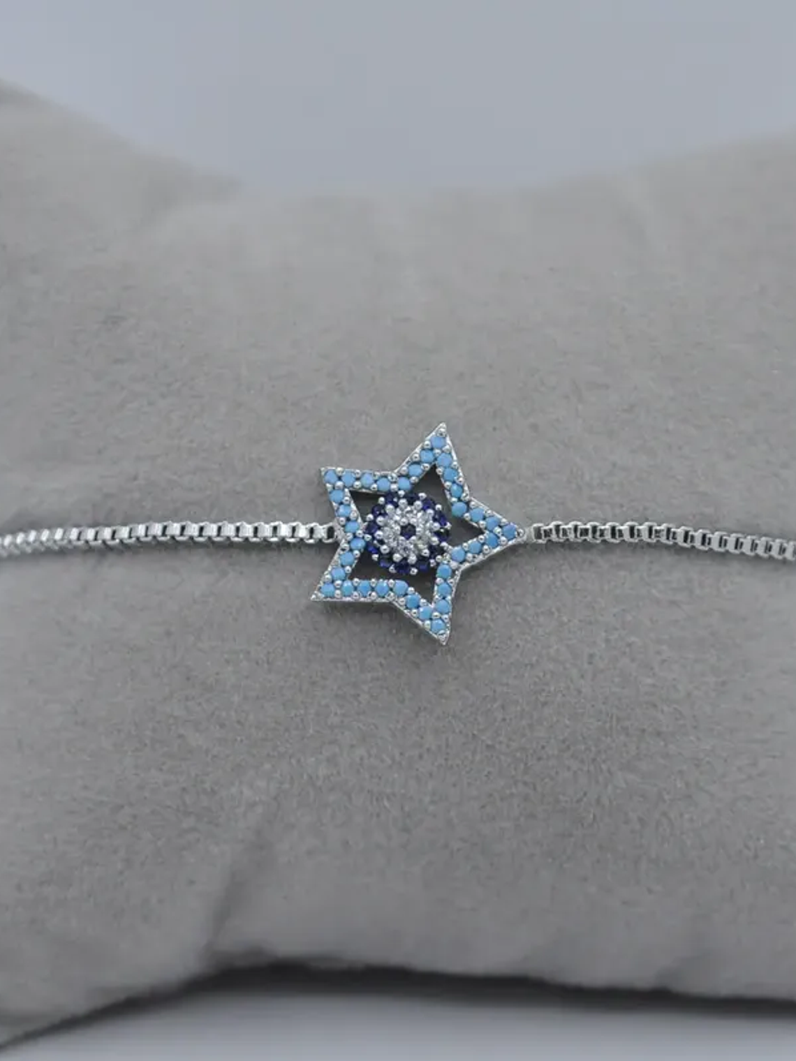 Pulsera Delicada Con Forma De Estrella Y Ojo Ajustable 6