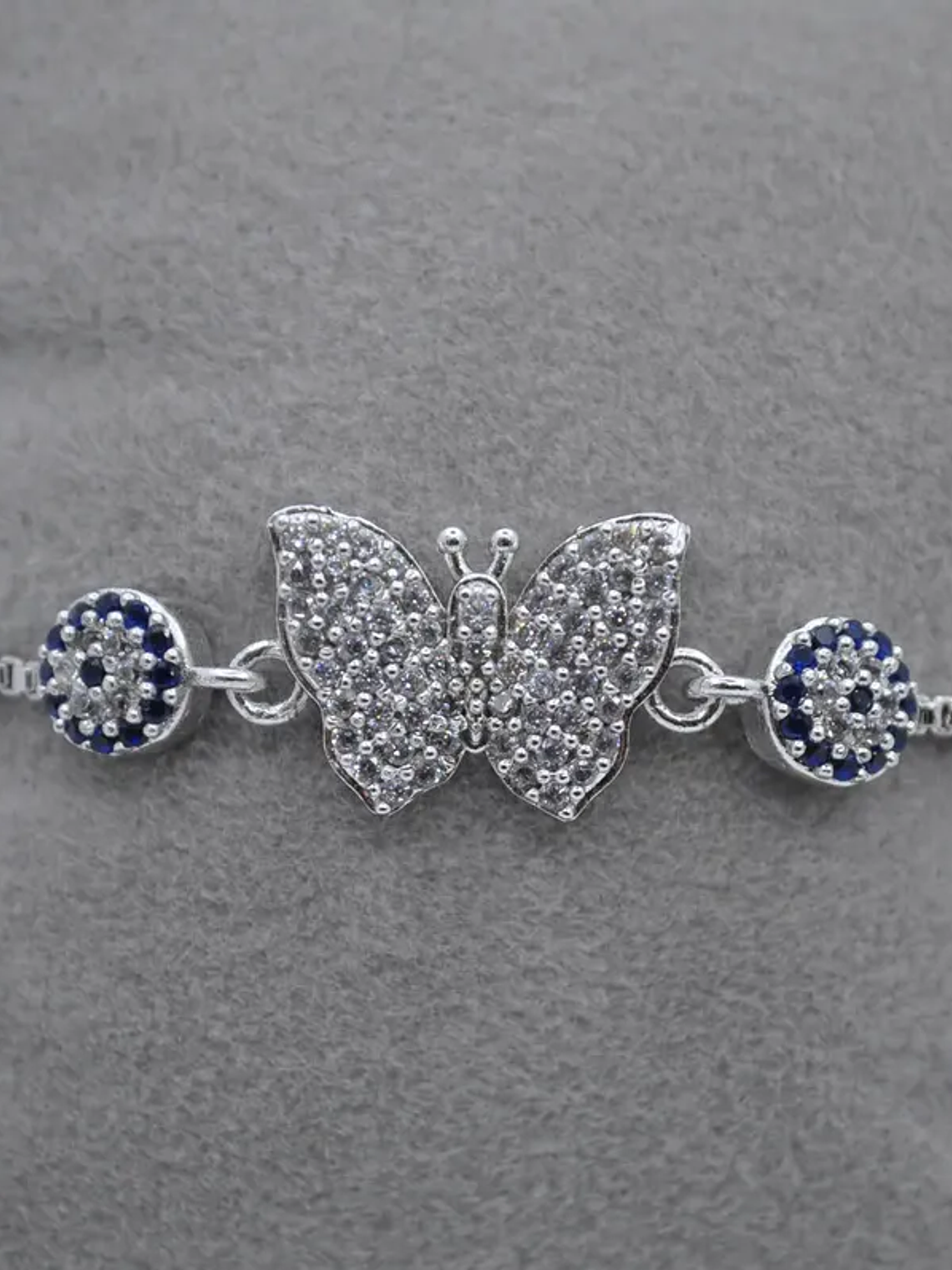 Pulsera De Mariposa Con Ojo Turco 7