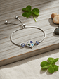 Pulsera De Trébol De La Suerte Con Circones Colores - Miniatura 5