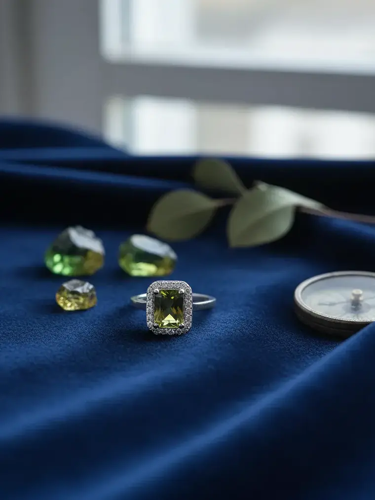 Anillo Cuadrado Con Piedra Sultanita 1