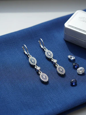 Aretes Colgantes Largos Con Ojos Turcos