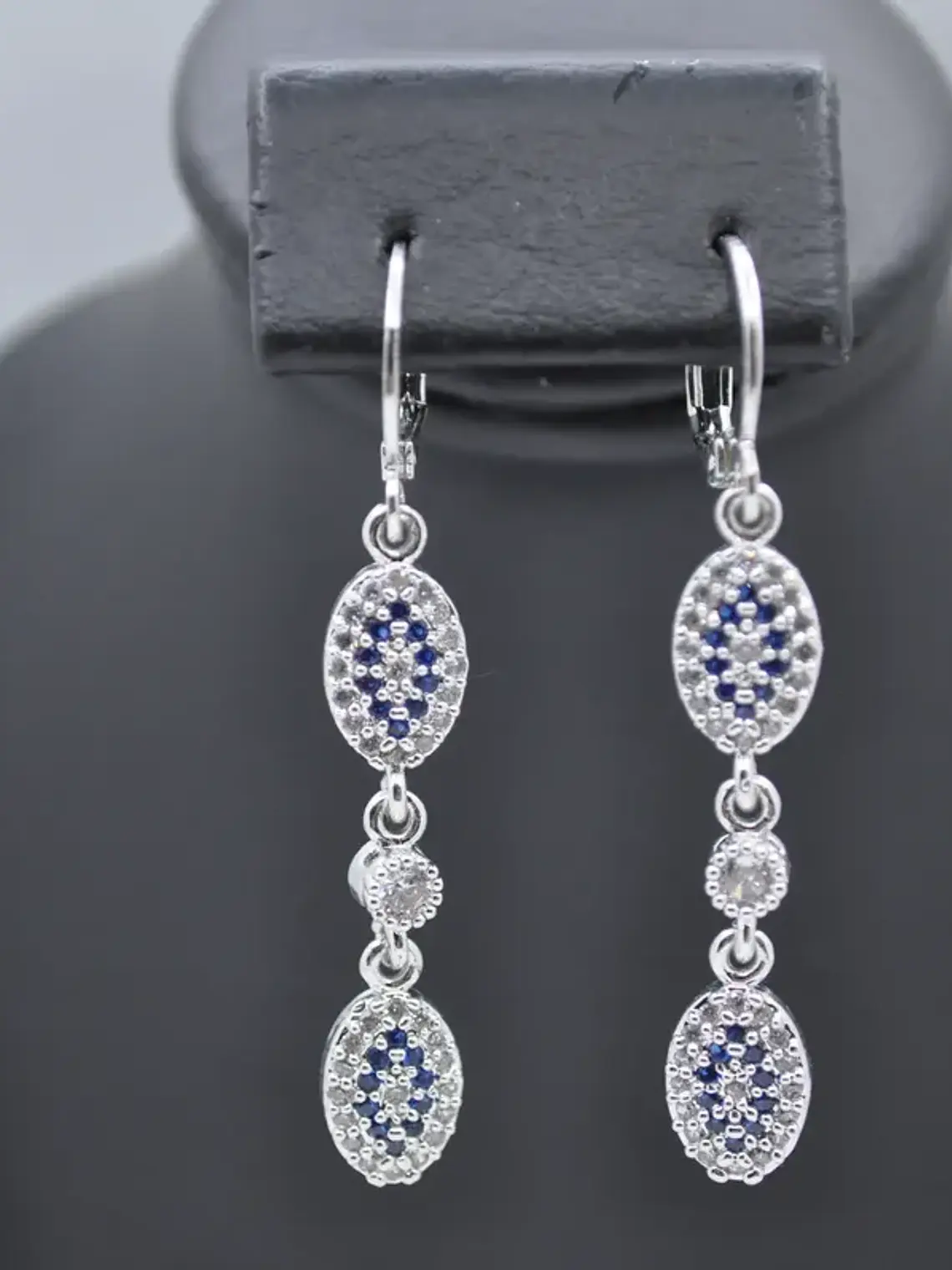 Aretes Colgantes Largos Con Ojos Turcos 2