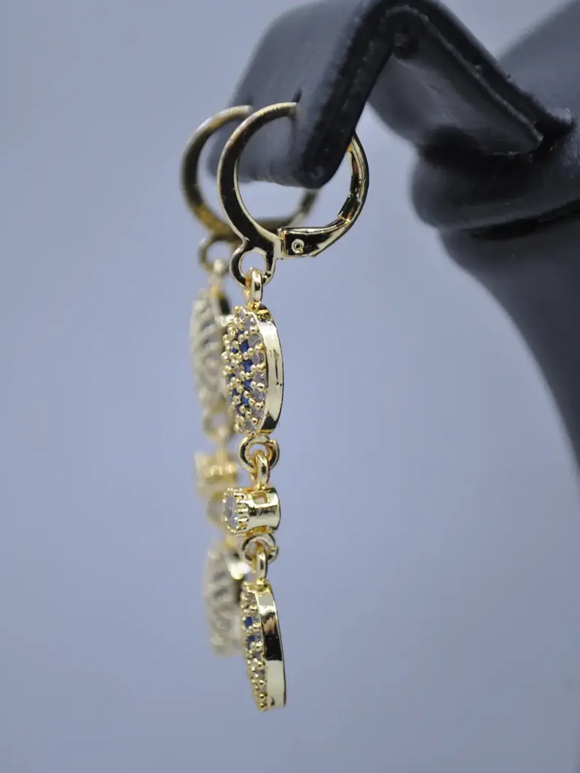 Aretes Colgantes Largos Con Ojos Turcos 6