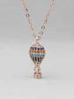 Collar Dije Globo Aerostático Cristales Multicolor - thumbnail 6