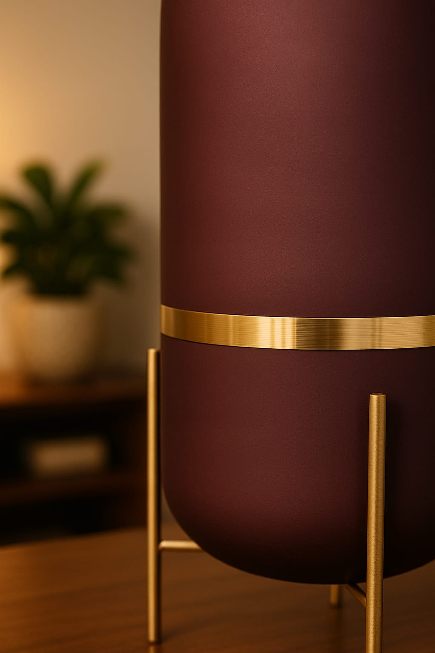 Castiçal Vidro Fosco - Vinae 3