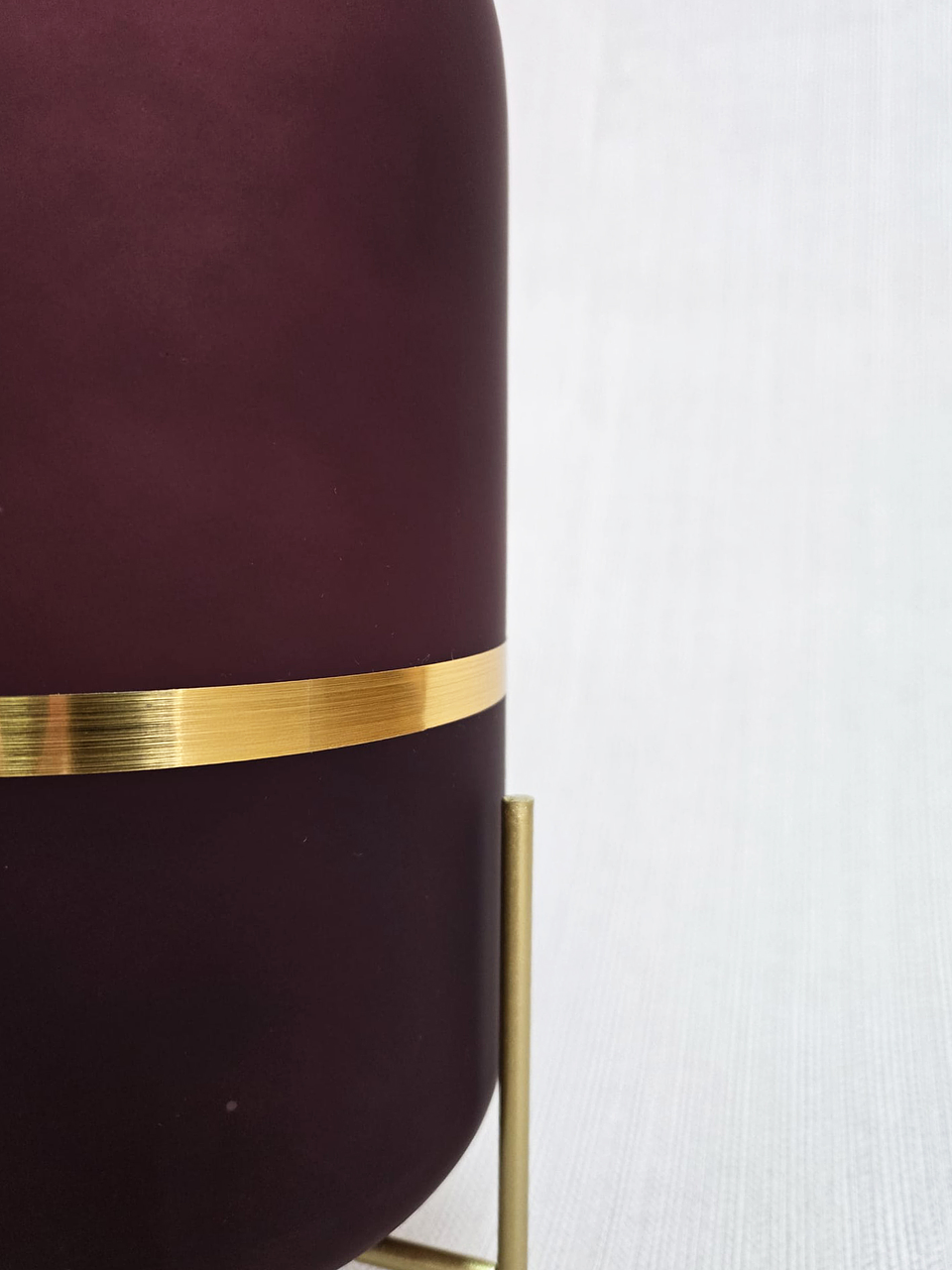 Castiçal Vidro Fosco - Vinae 4