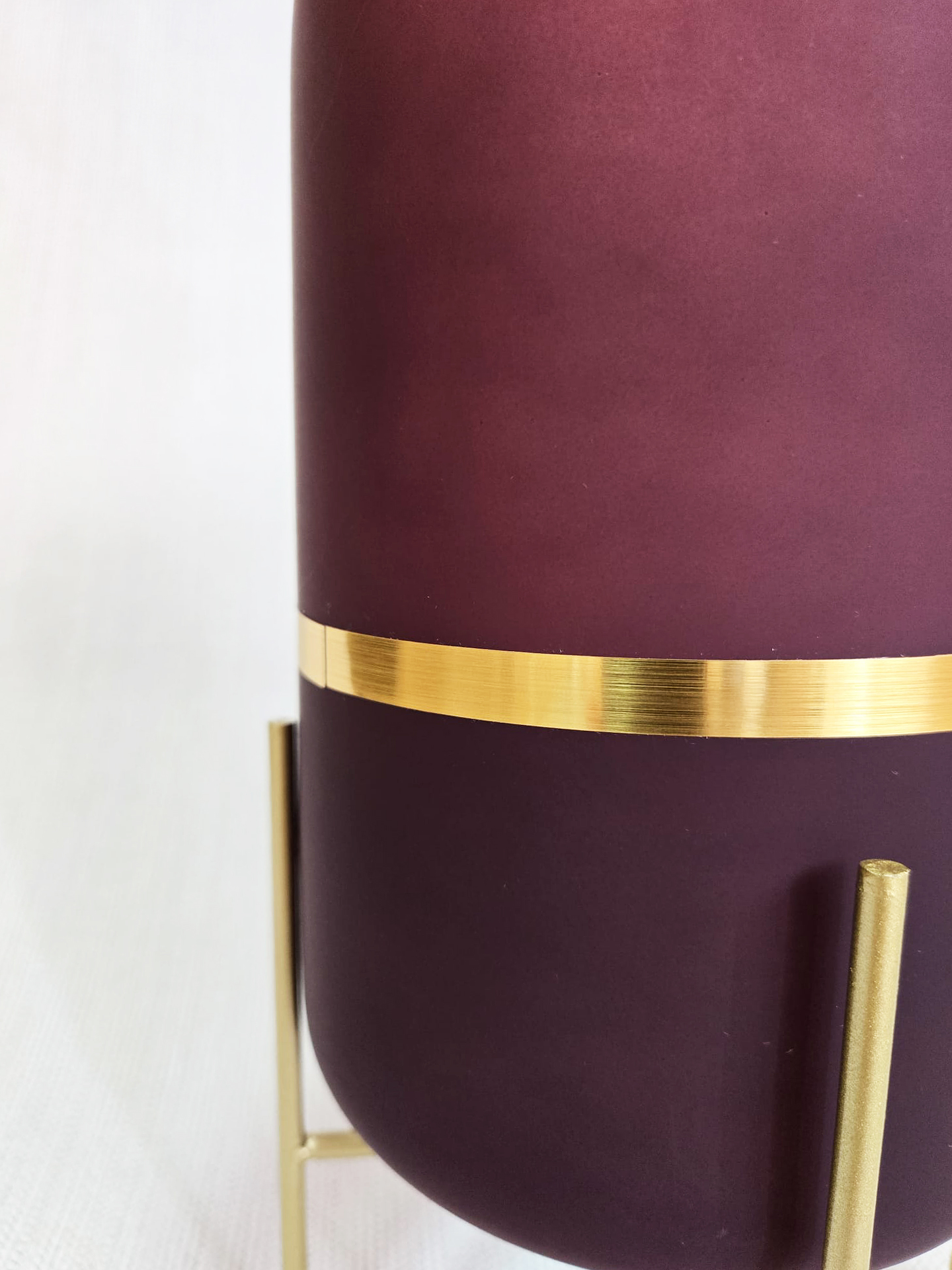 Castiçal Vidro Fosco - Vinae 6