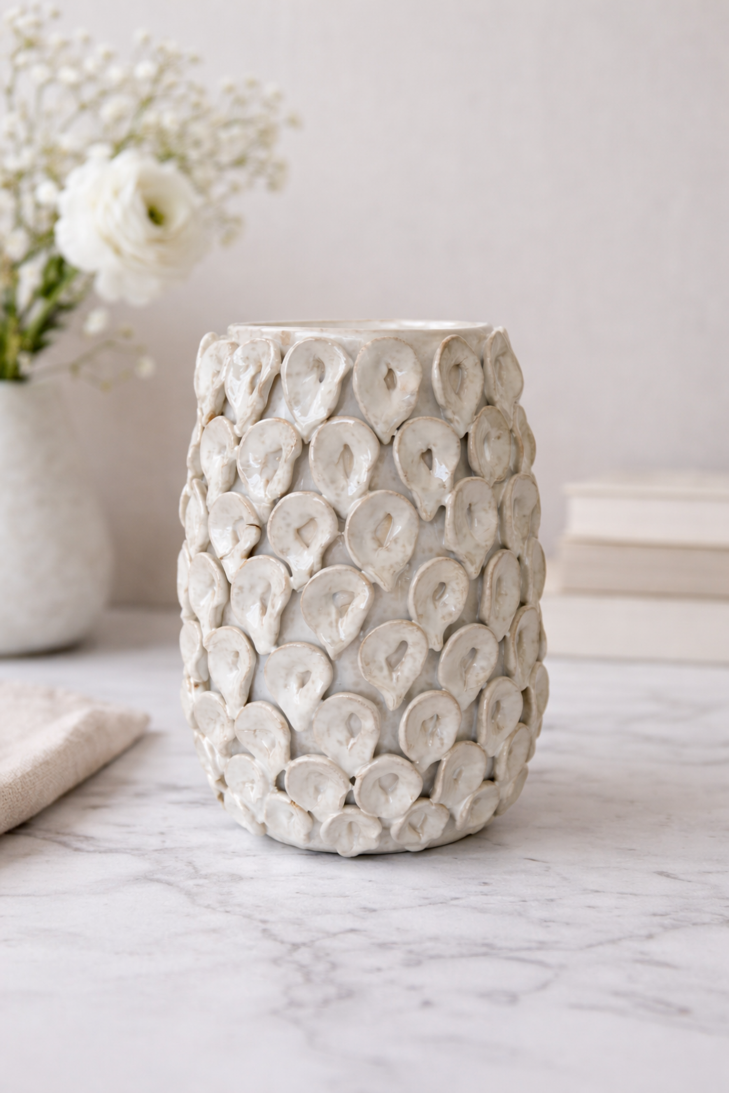 Jarra Cerâmica Pétalas 1