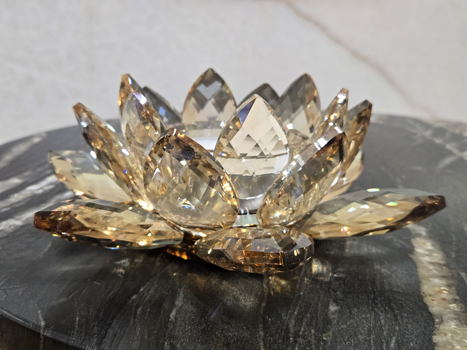 Castiçal em Cristal - Aurelux 3