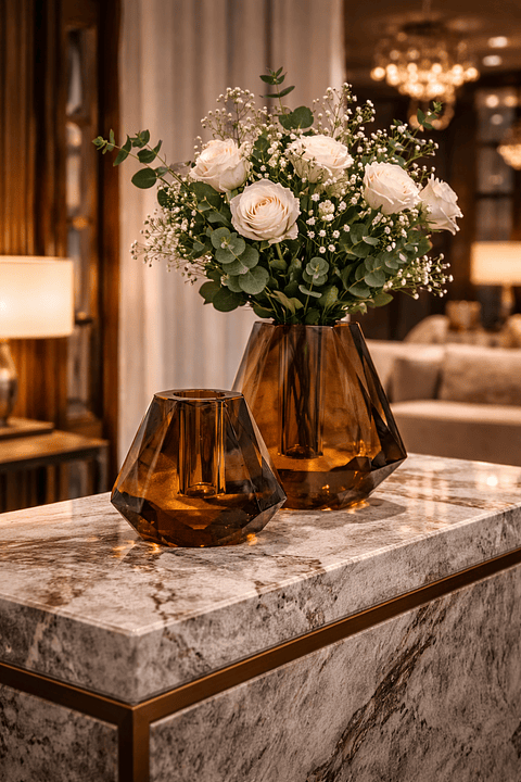 Jarra Cristal - Ambera