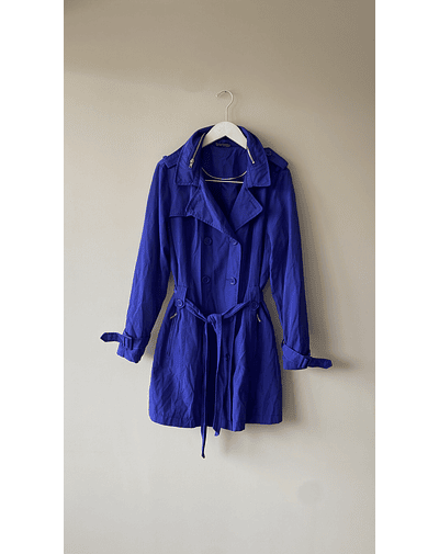 Trench con gorro Talla L