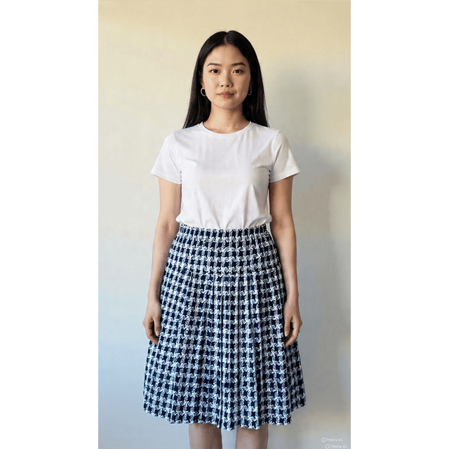 Falda Plisada Talla L  1