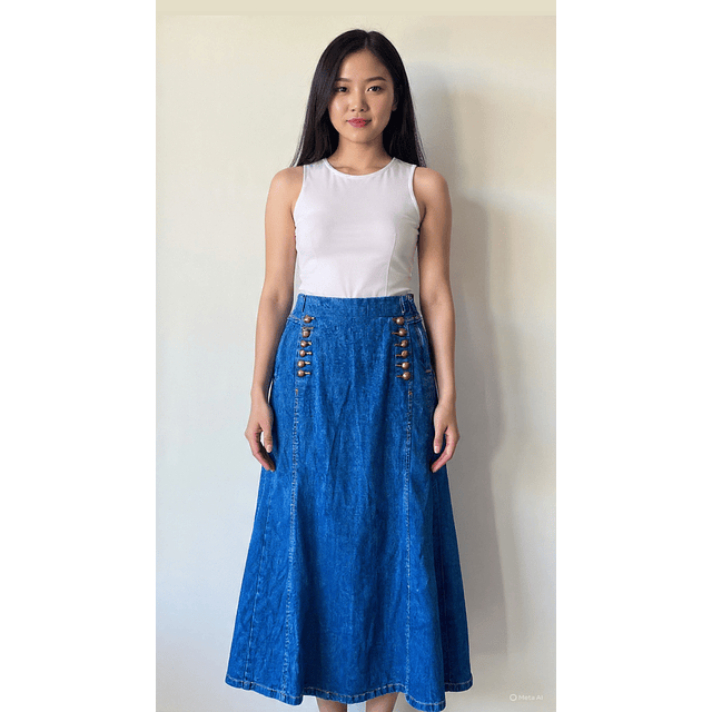 Falda Mezclilla Talla 36 1
