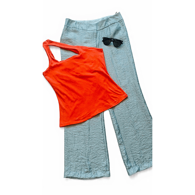 Pantalón Celeste Talla 38 4