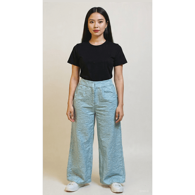 Pantalón Celeste Talla 38 1