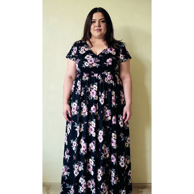 Vestido Viscosa Talla XL 1