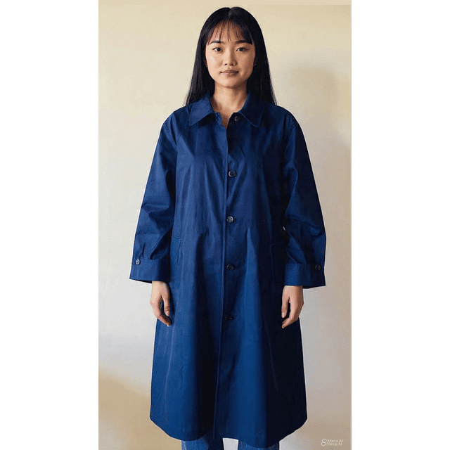 Trench Uni Qlo Talla L 1