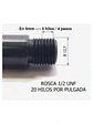 Supresor Freno de aire 1/2 20UNF Hilo Metalico - Miniatura 3