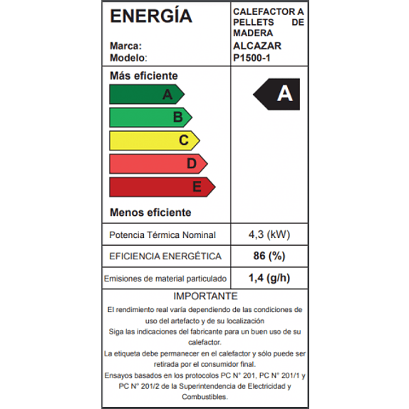 Estufa a Pellet P1500-1 7