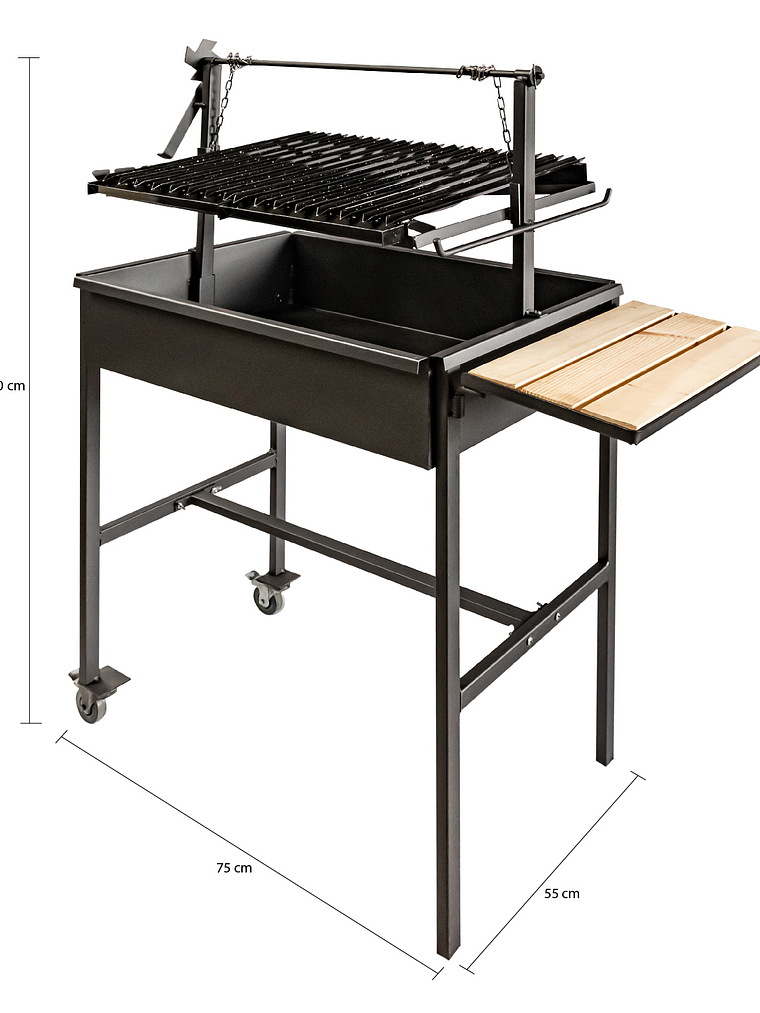 Pack Parrilla Lican +  Disco Enlozado + Encendedor de Carbón Alcázar  2