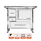 Cocina a Leña Llaima Mueble 80 Blanca - Miniatura 2