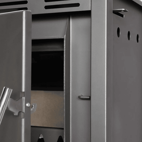 Estufa a Leña Bavara Gris 10