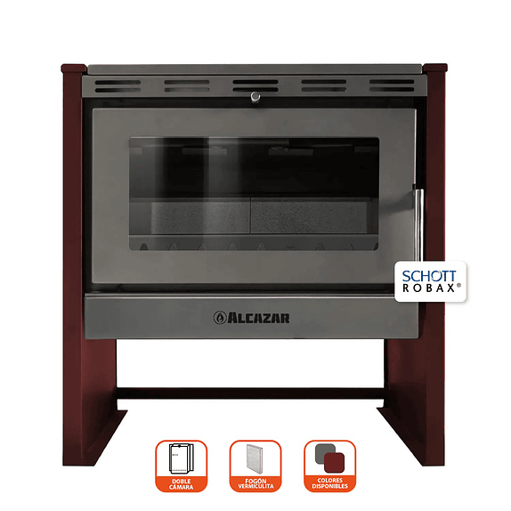 Estufa a Leña Bavara Burdeo 3