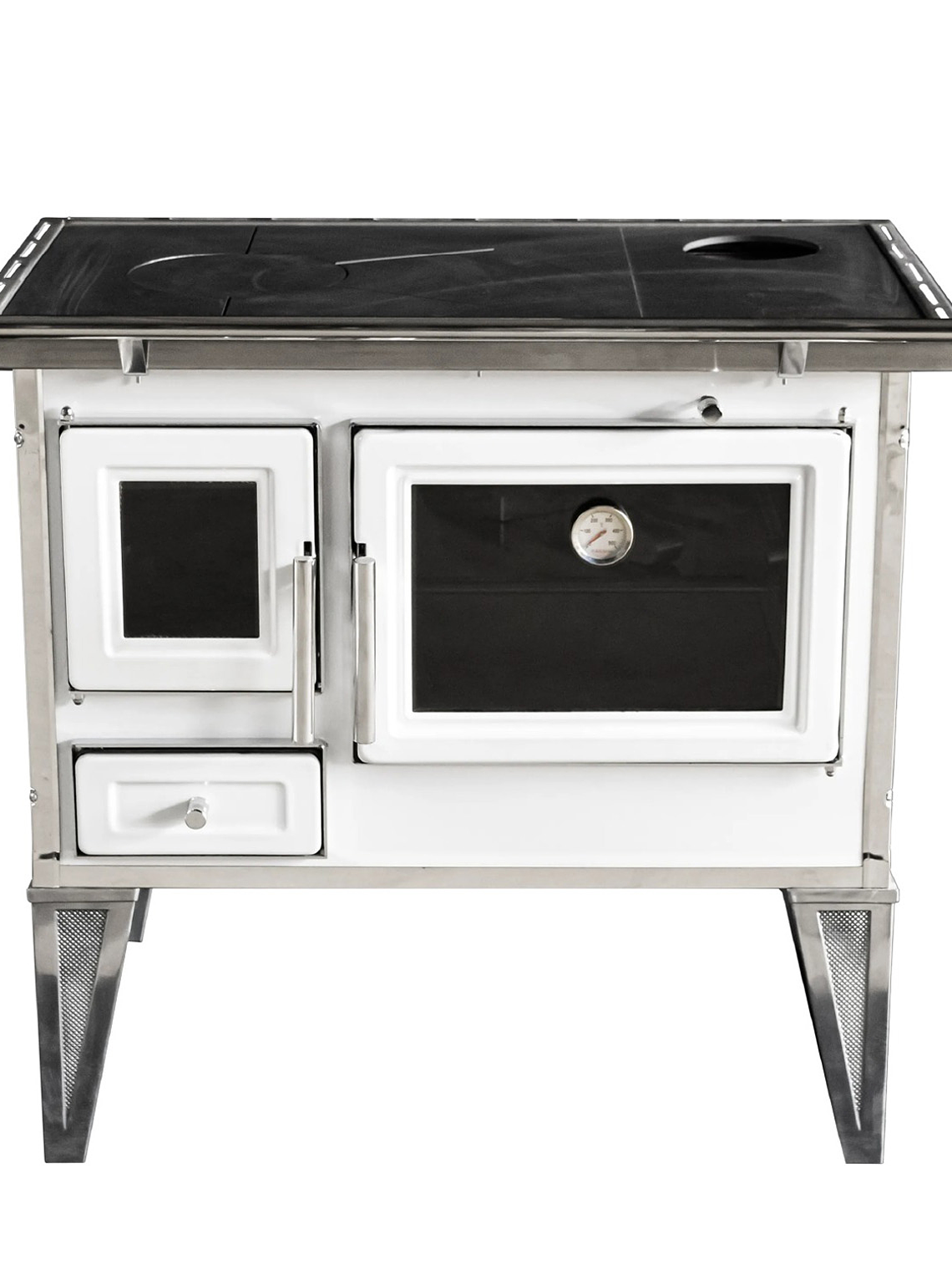 Cocina a Leña Calbuco L90 Blanca 4