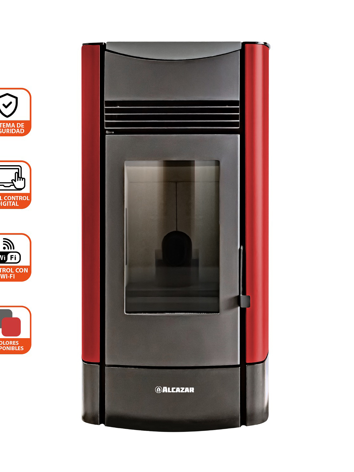 Estufa a Pellet P2000 Burdeo 3