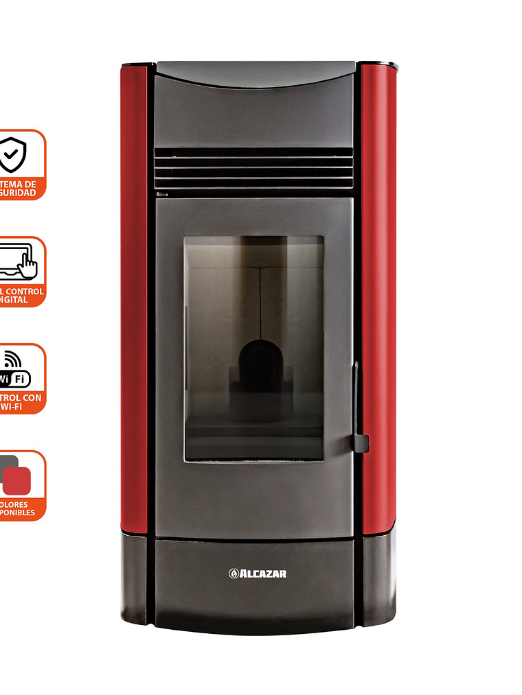 Estufa a Pellet P2000 Burdeo 3