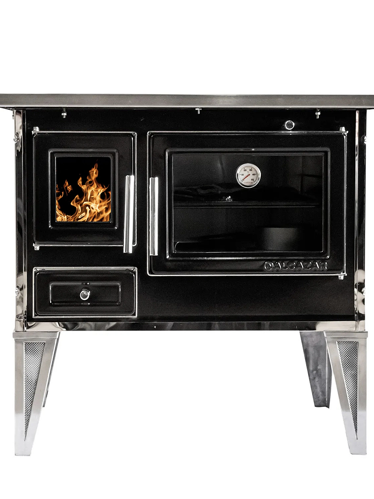 Cocina a Leña Calbuco L90 Negra  1