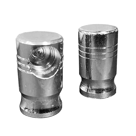 Perilla Perforada Cromada 1