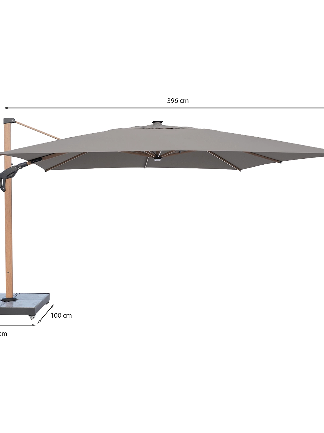 Parasol Beige  Alcazar 4x4 4